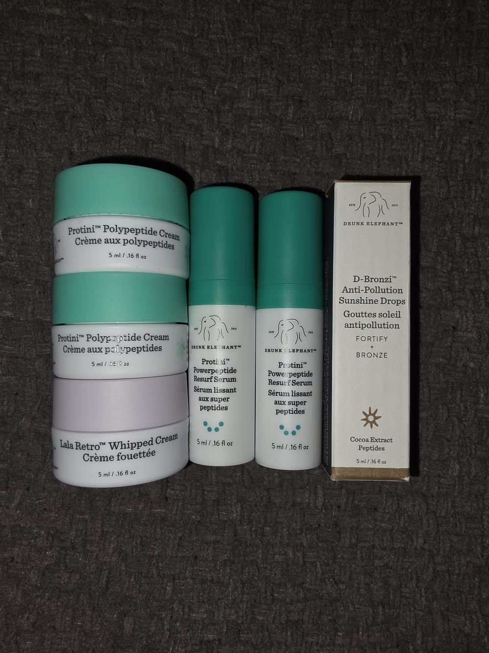 Drunk Elephant moisturizers, serum & sunshine drops 6pc Set $45 NEW